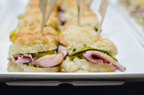 Mini Ham Biscuits